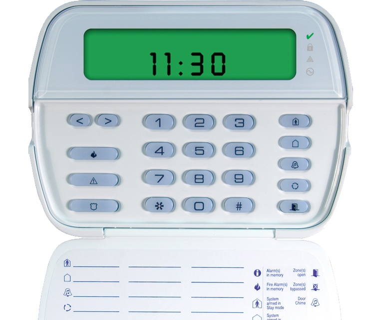 teclat amb alarma